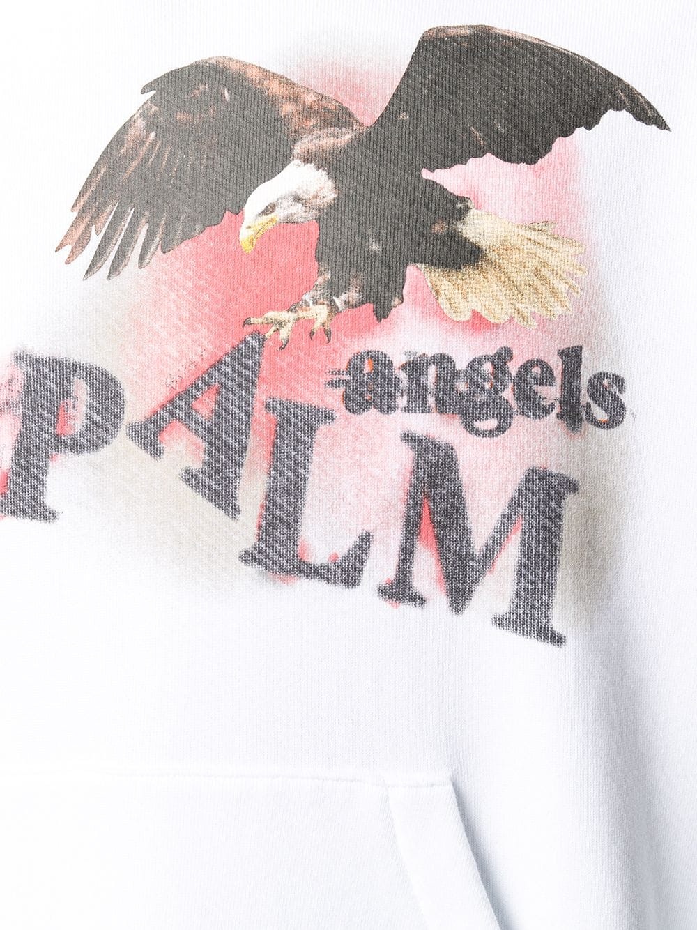 eagle logo print hoodie - 5