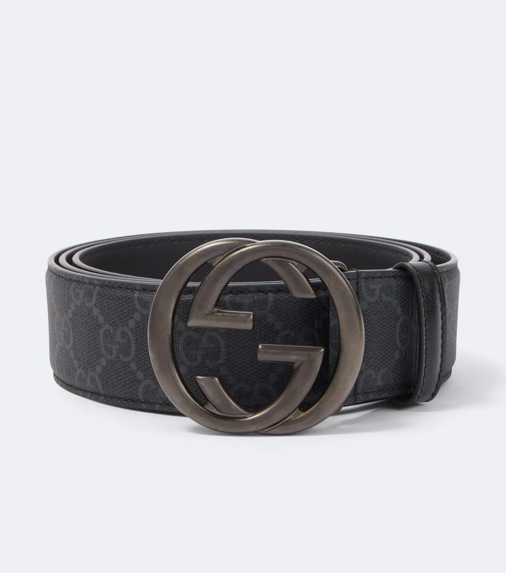GG leather belt - 1