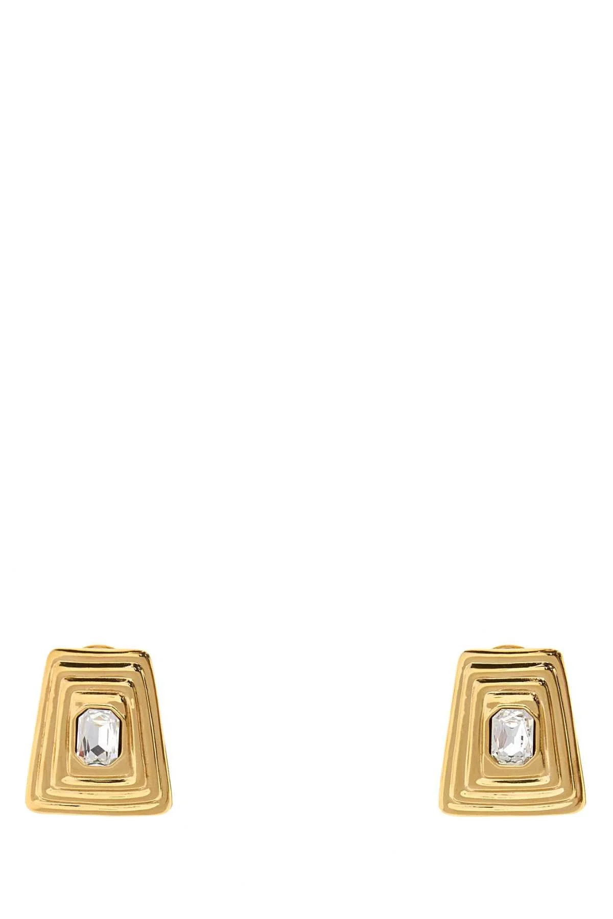 Alessandra Rich Women Gold Metal Earrings - 1