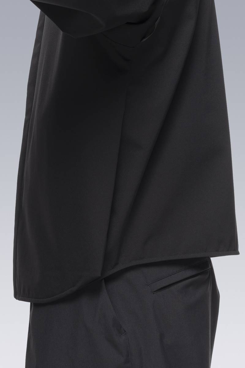 LA10-DS schoeller® Dryskin™ Press Button Shirt Jacket Black 16