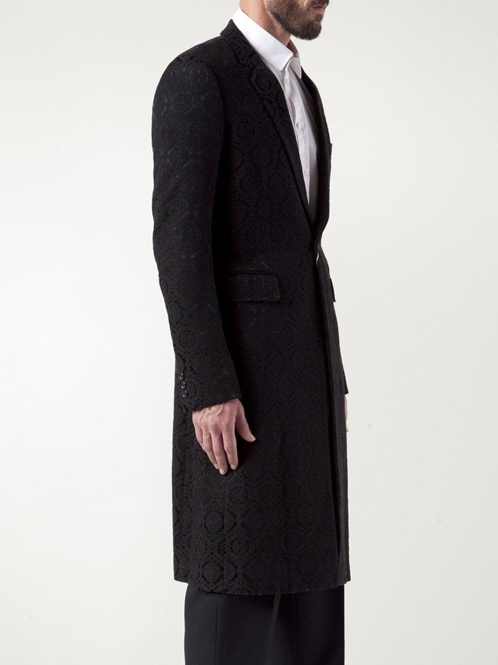 jacquard coat - 3