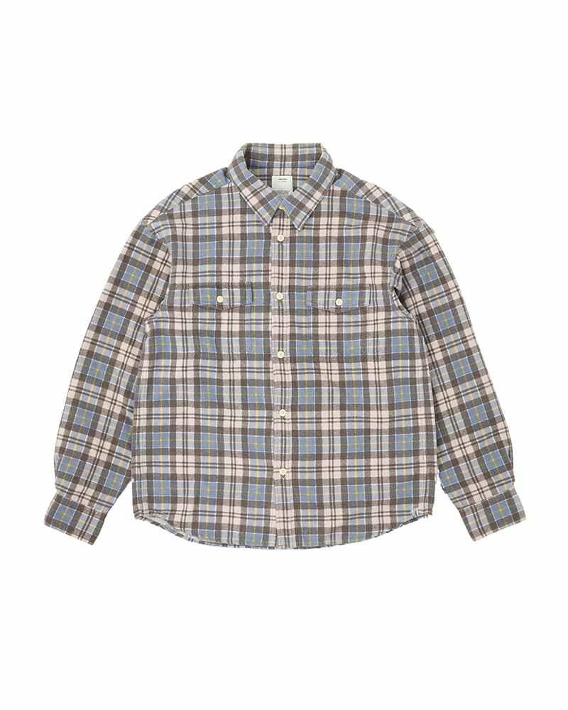 PIONEER KHADI CHECK L/S BLUE - 1