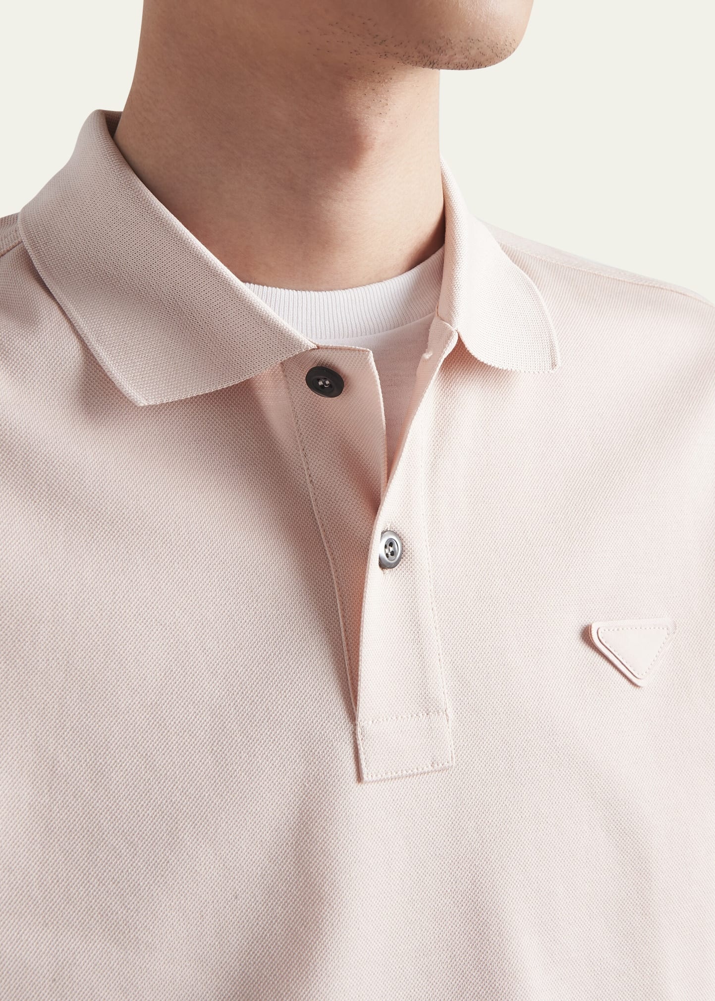 Men's Slim Pique Knit Logo Polo - 4