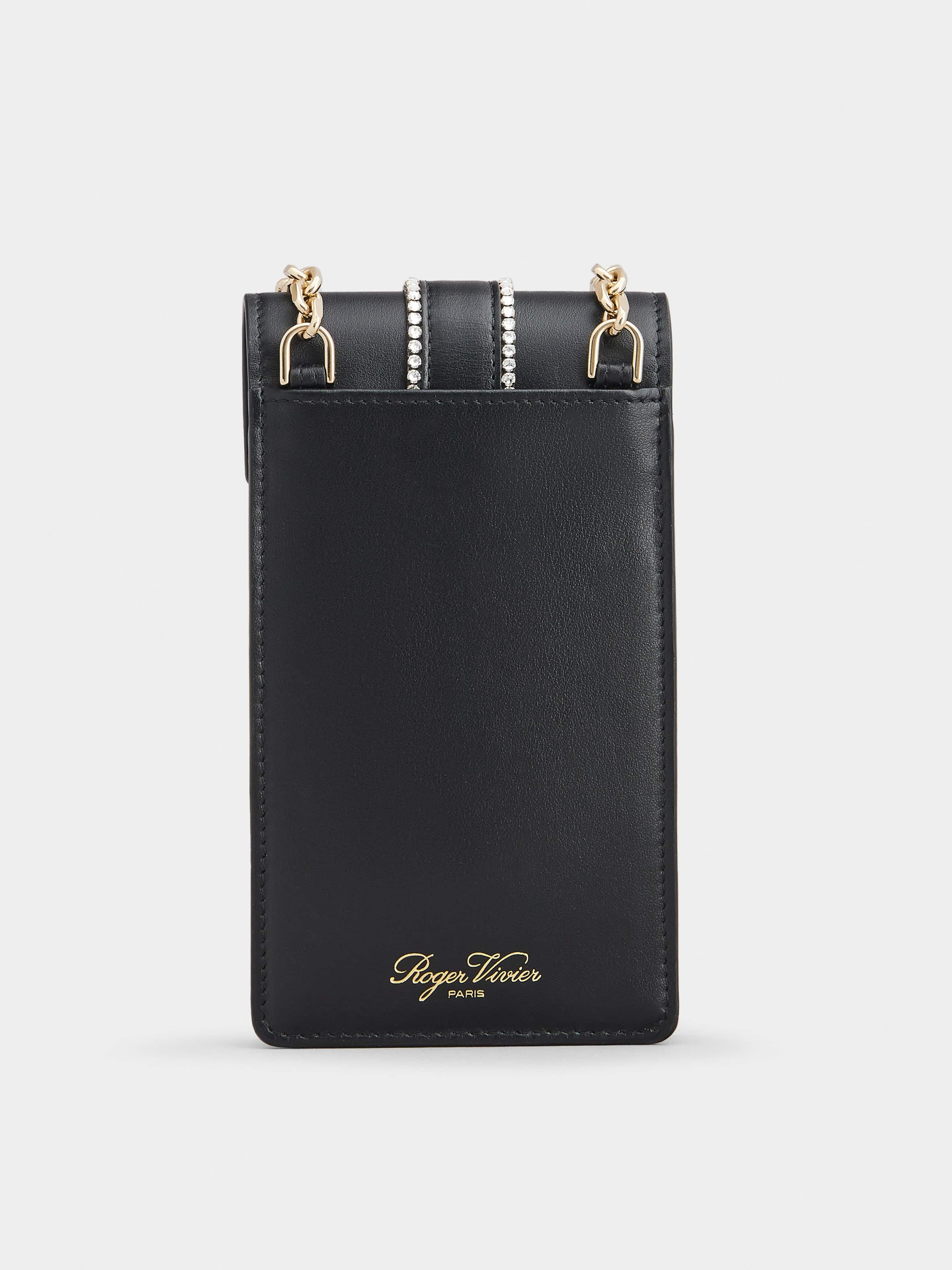 Miss Vivier Pocket Phone Holder in Leather - 4