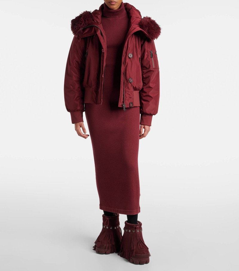 GOLDBERGH Vergara fringed suede snow boots outlook