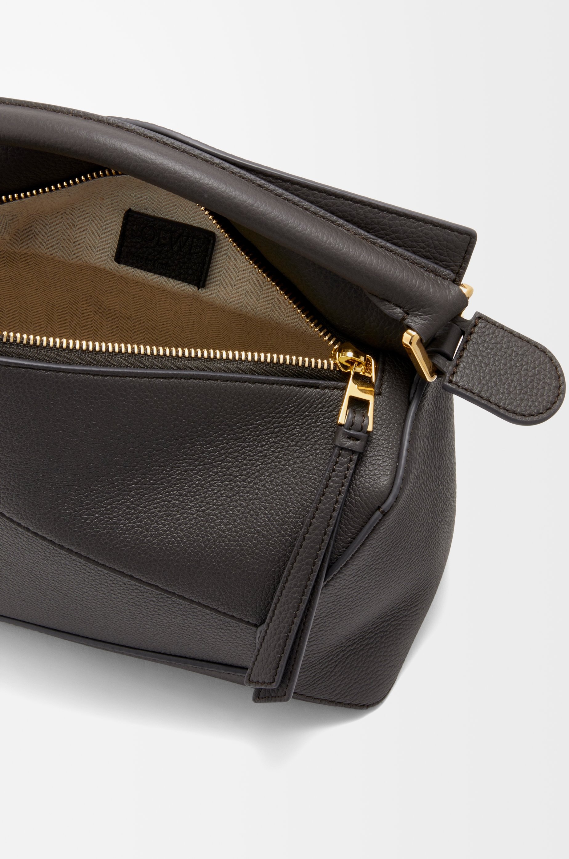 Small Puzzle bag in soft grained calfskin - 9