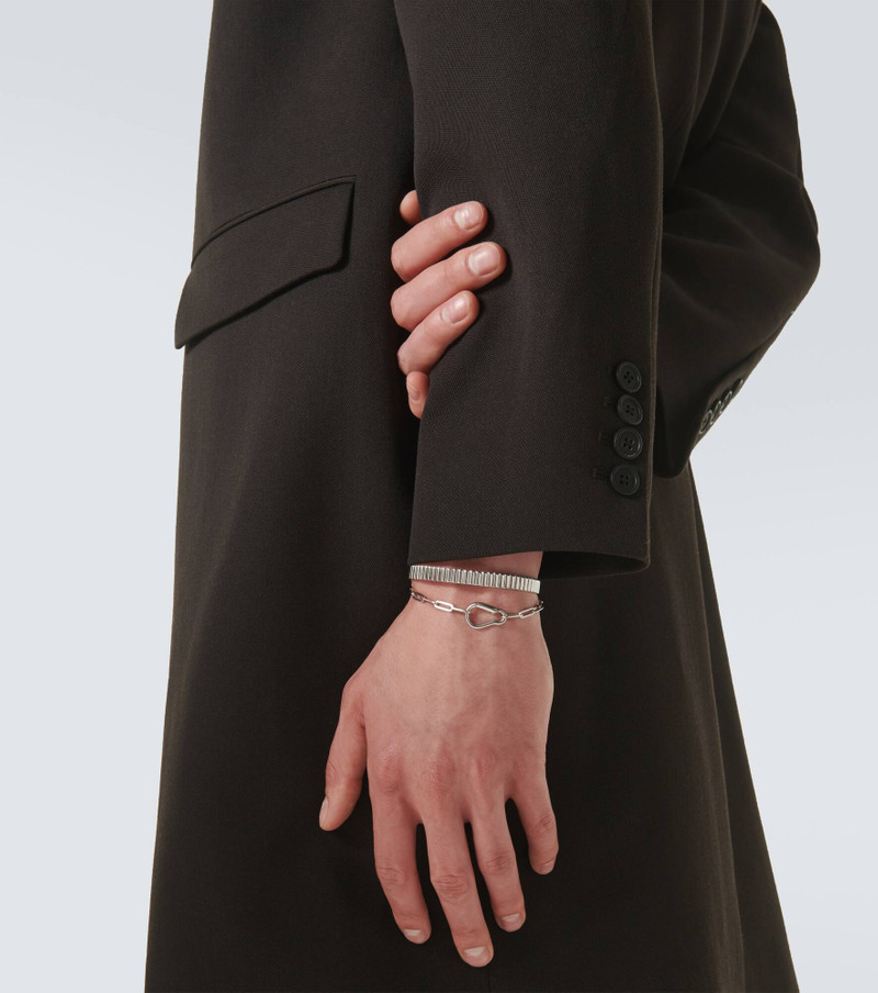 Carabiner sterling silver chain bracelet 3