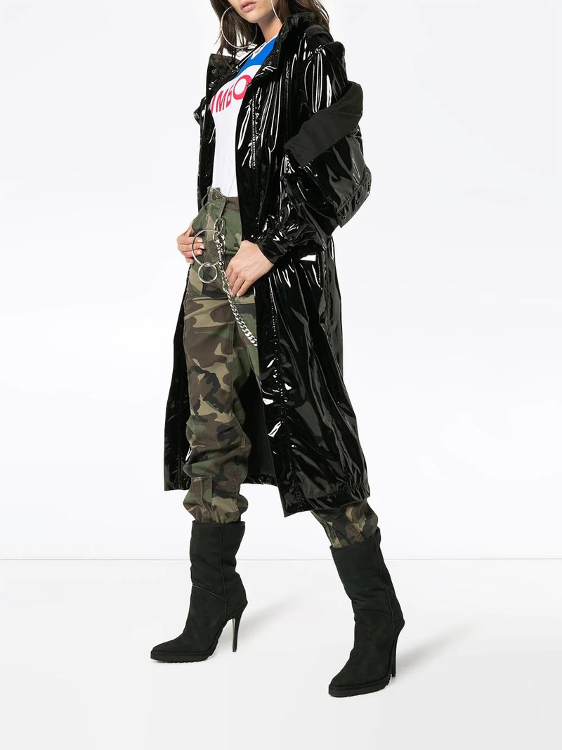 Faith Connexion Vinyl Trench Coat outlook