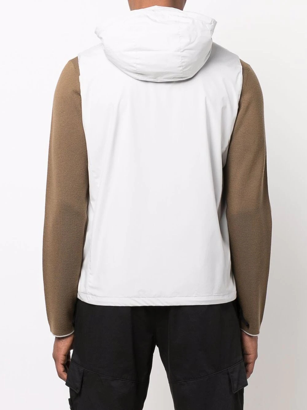 detachable-hood zip-up vest - 5