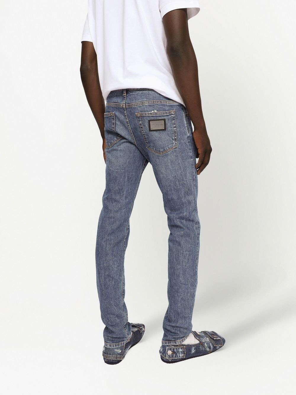 mid-rise slim-fit jeans - 5