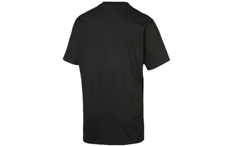 PUMA PUMA Sports Printing logo Round Neck Short Sleeve Black 579871-01 outlook