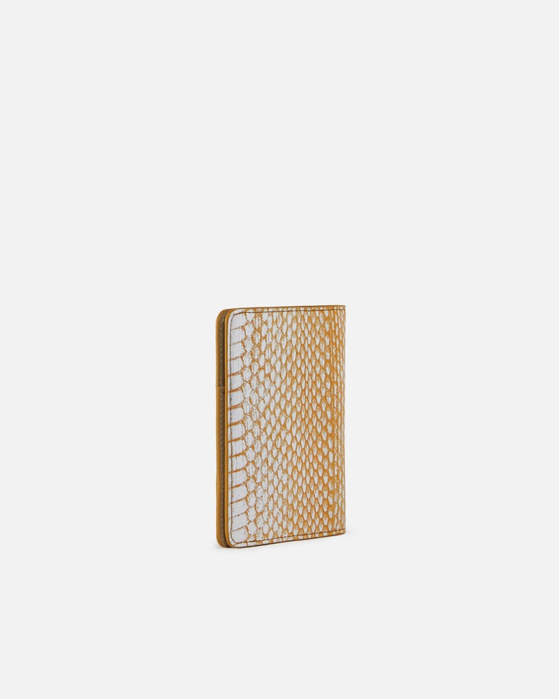 PINKO PINKO GALLERIA VINTAGE LAMINATED REPTILE SKIN PASSPORT HOLDER outlook