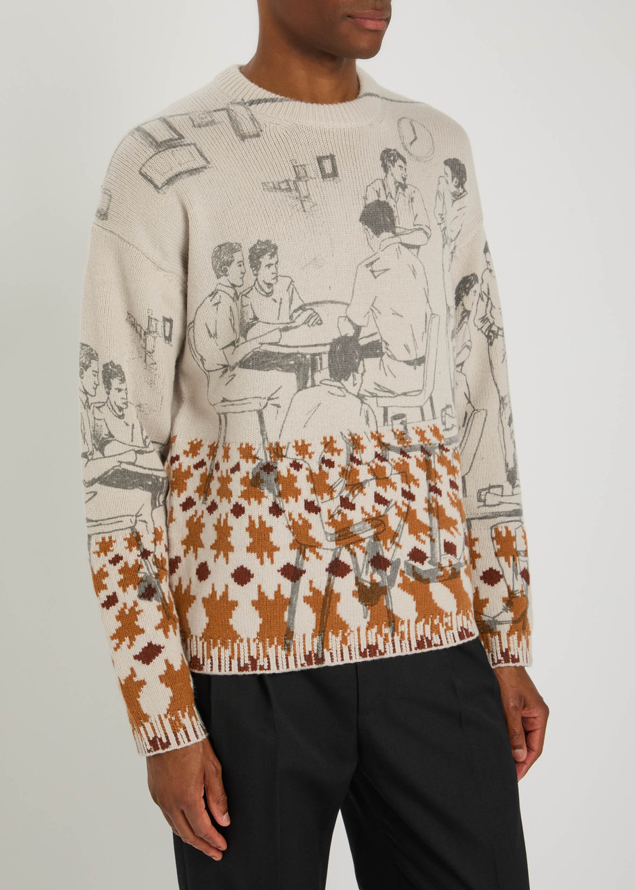 JW Anderson Intarsia Wool-blend Jumper - 2