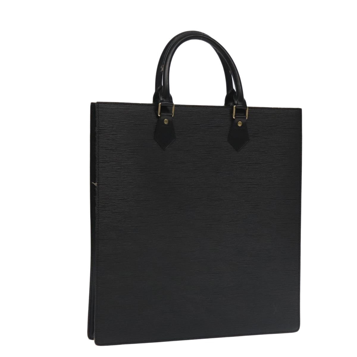 LOUIS VUITTON Epi Sac Plat Hand Bag Black M59082 - 1
