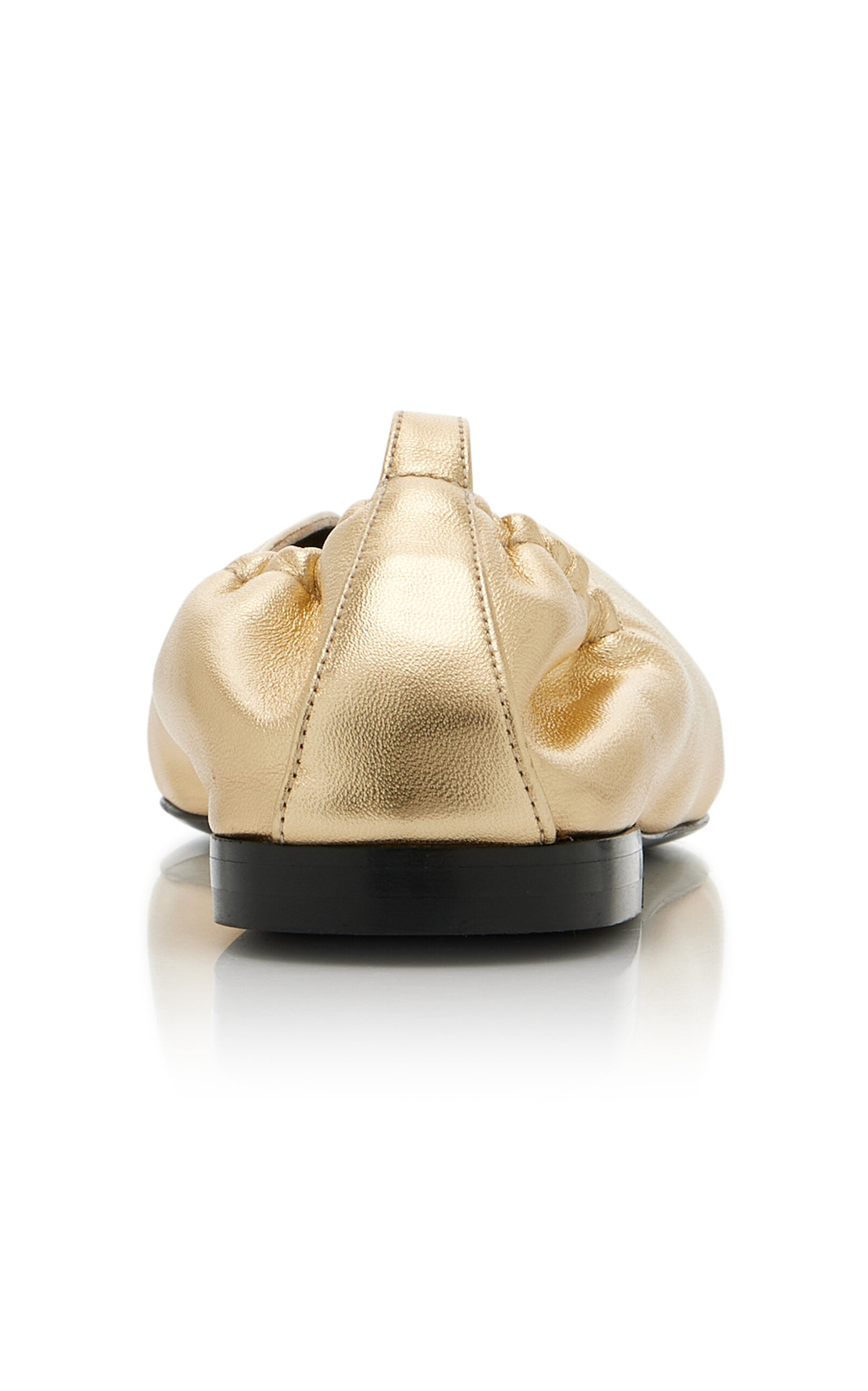 Leather Ballet Flats gold - 5