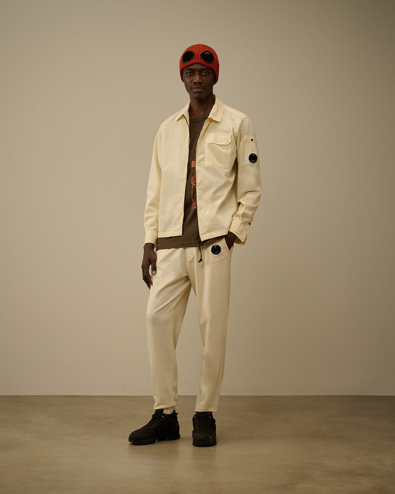 C.P. Company Organic Gabardine Zipped Overshirt outlook