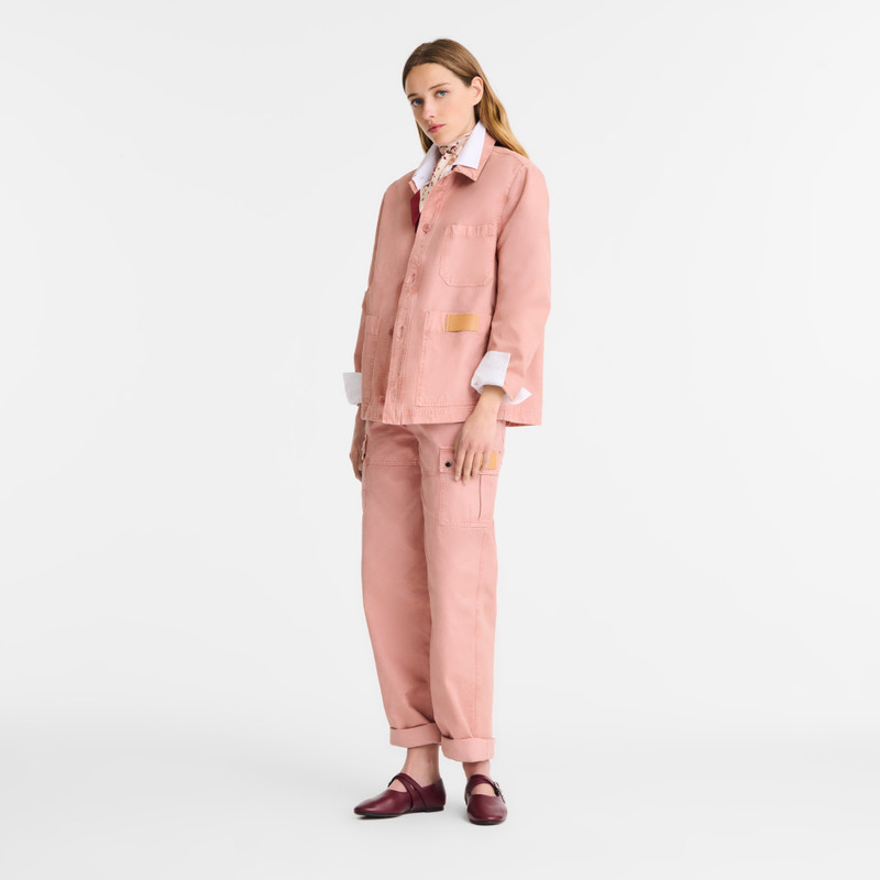 Jacket Pink Tea - Overdyed cotton 1