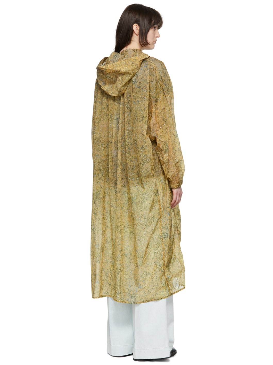 Yellow Nylon Coat - 3