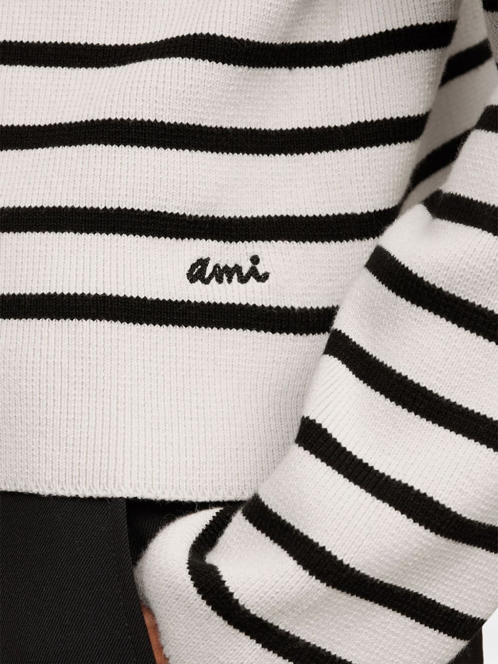 horizontal-stripe jumper - 7