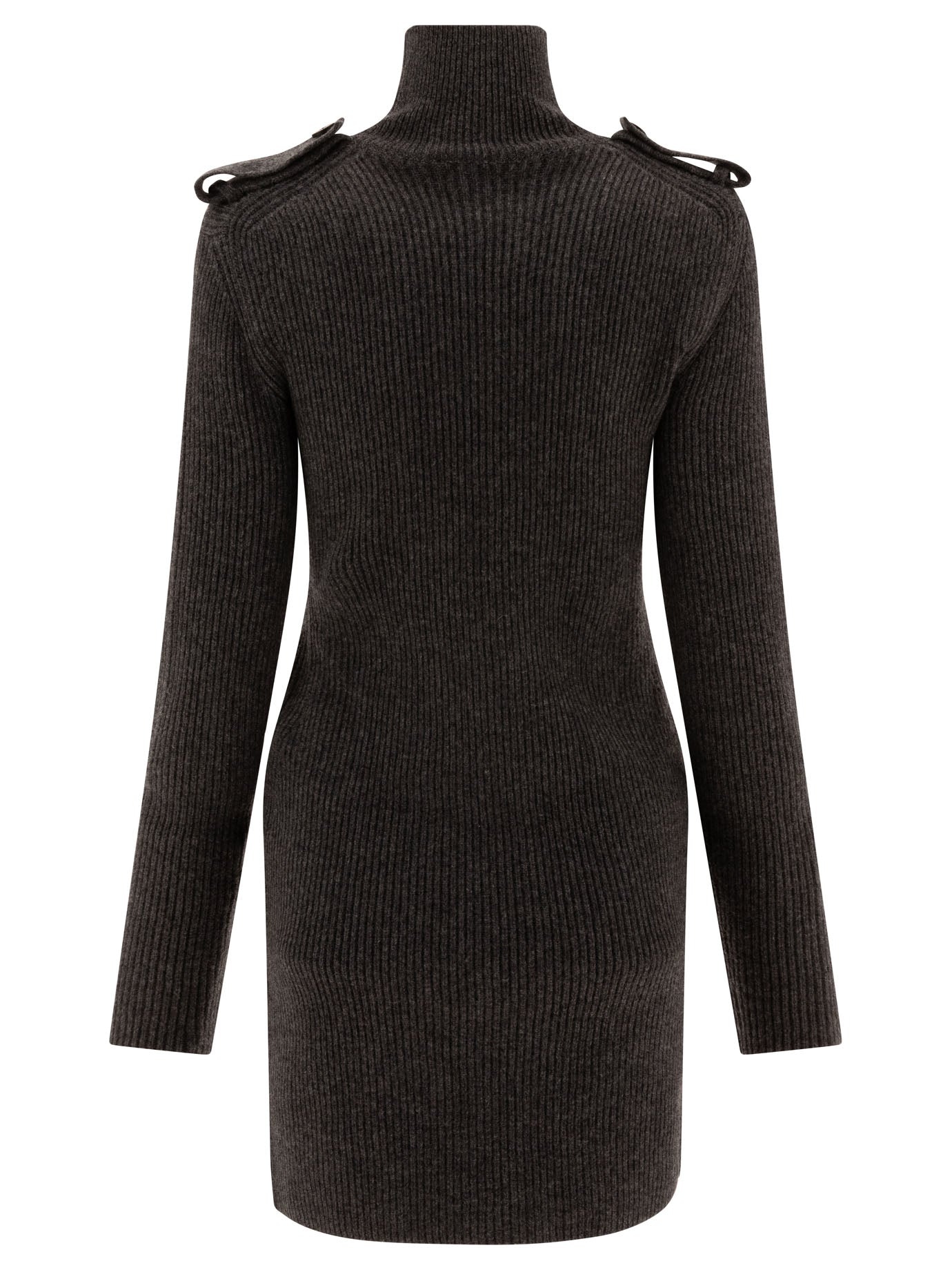 Alexander Mcqueen Ribbed Mini Dress - 2