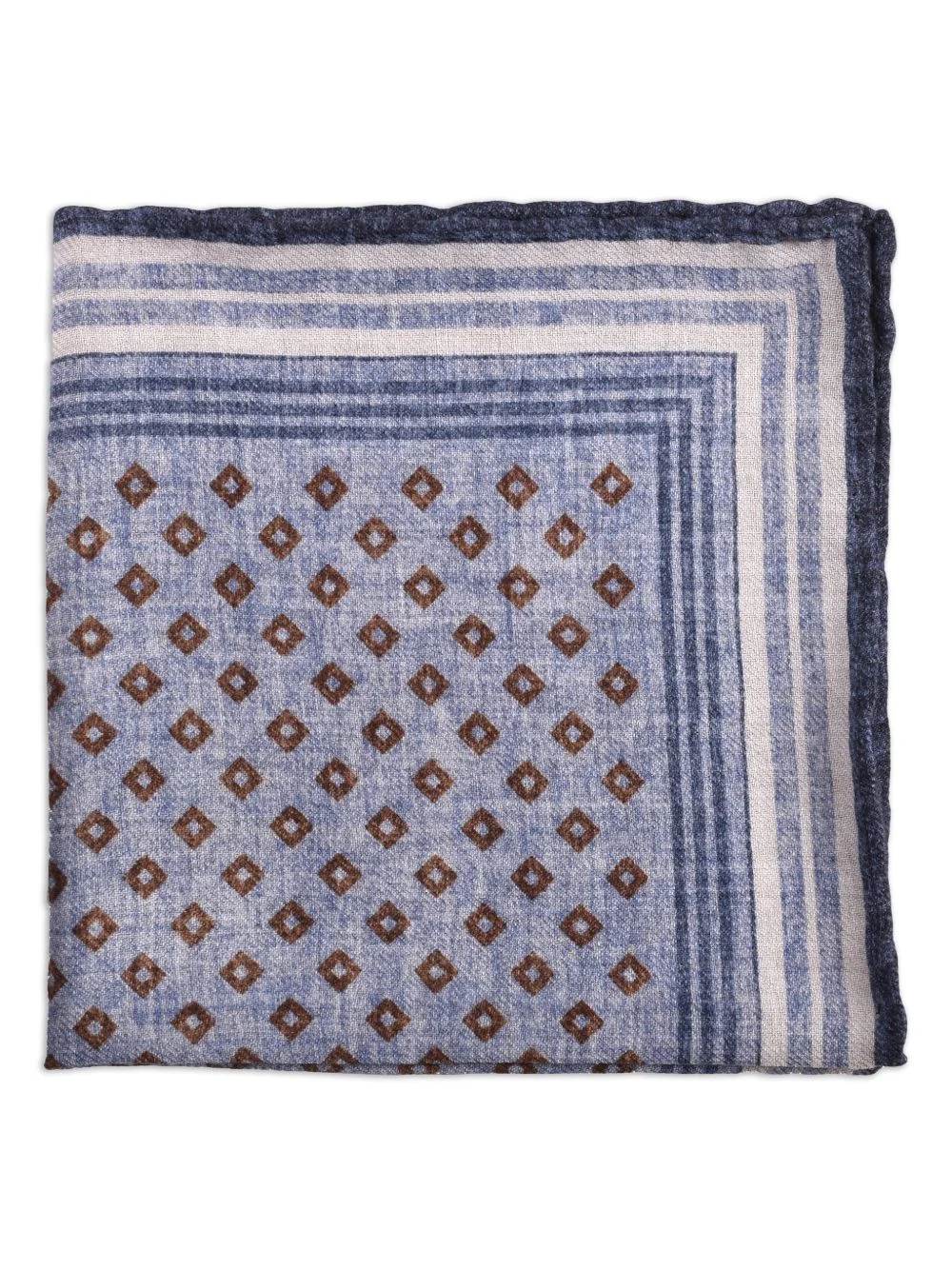 Pattern Fendy Brunello Cucinelli Pocket Square - MV8820091CDH34 | REVERSIBLE
