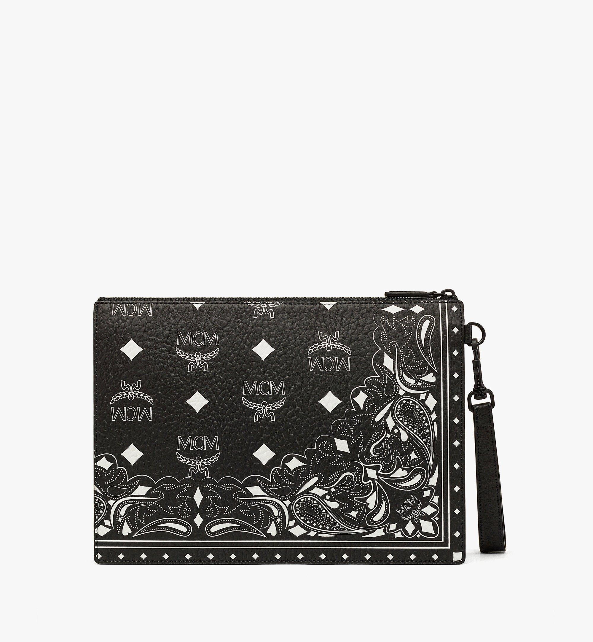 Aren Wristlet Zip Pouch in Bandana Visetos - 4