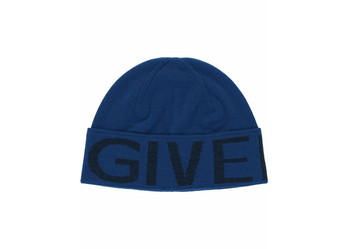 Givenchy Jacquard Logo Beanie Ocean Blue - 3