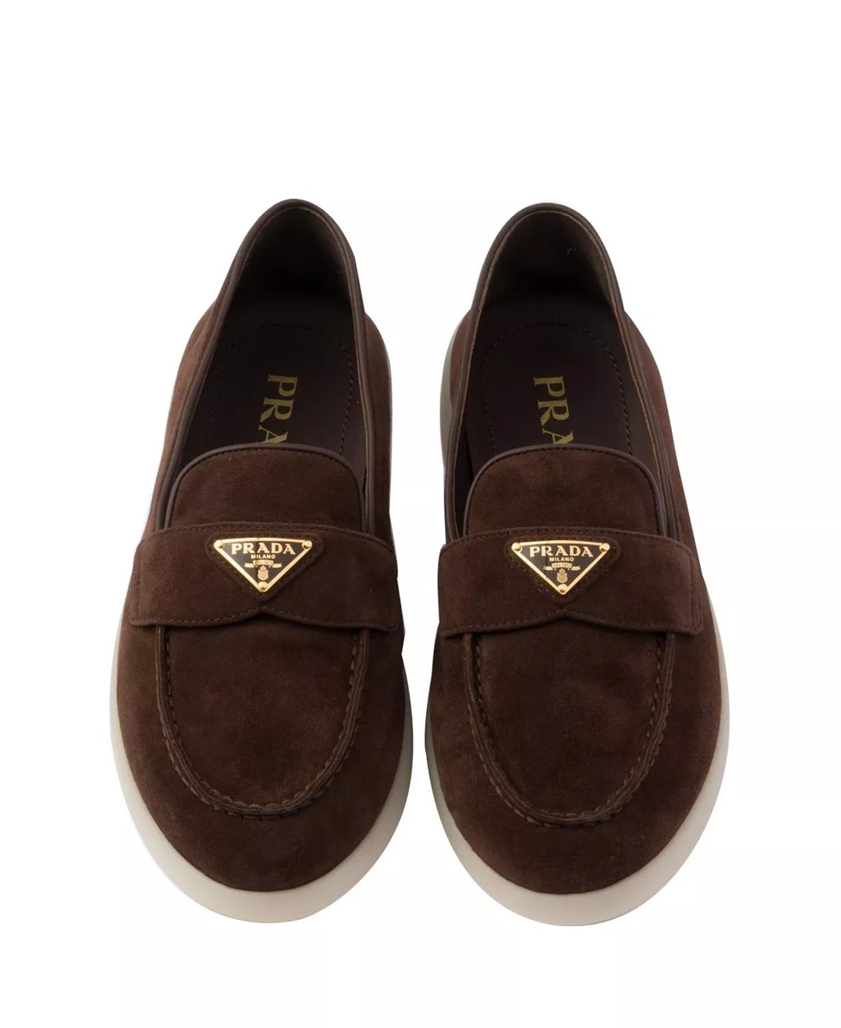 Women's Suede Leather Loafers - 4