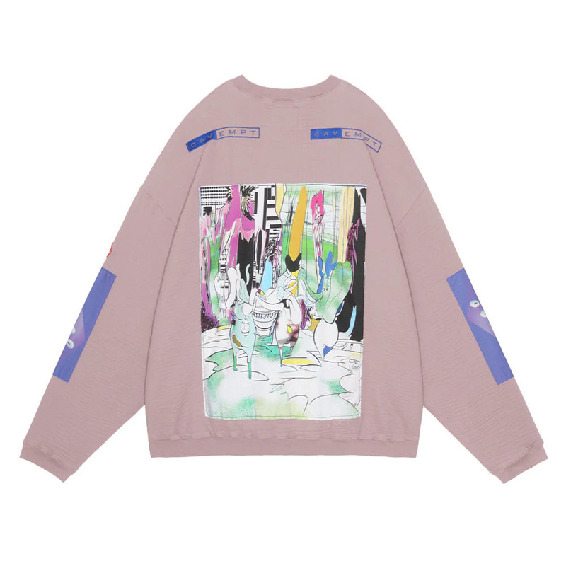 Cav Empt CAV EMPT CRV GAUZE CREW NECK 'PURPLE' outlook