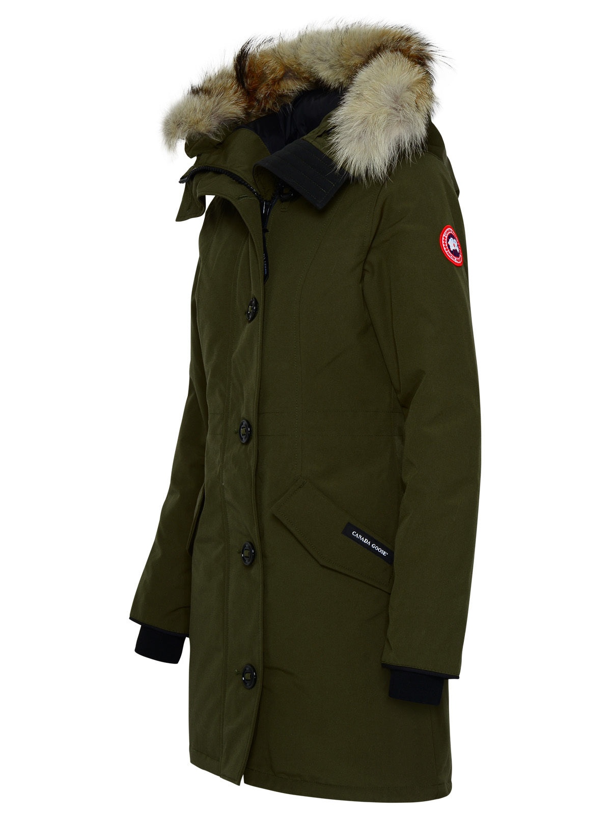 Canada Goose Woman Cg Rossclair Green Nylon Parka - 2