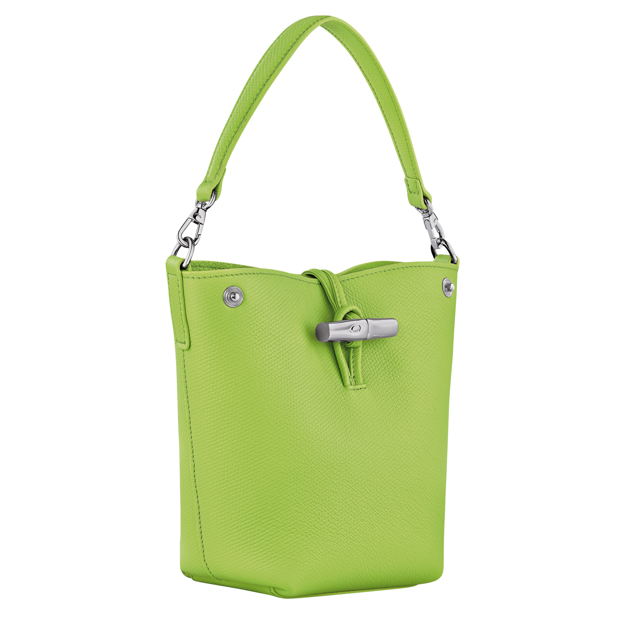 Le Roseau XS Bucket bag Green Light - Leather - 3