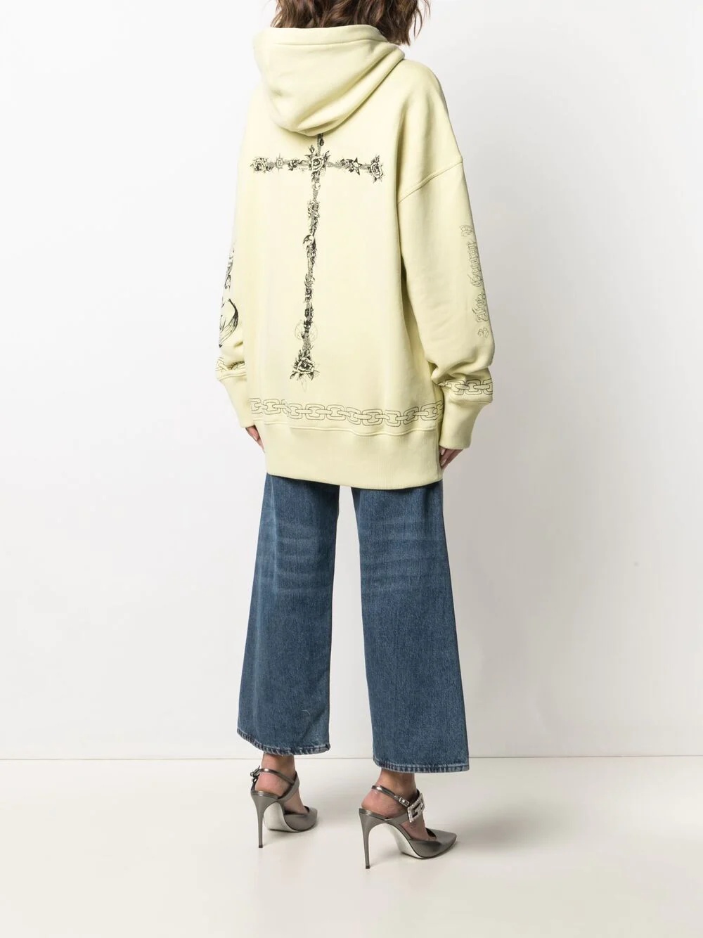 oversized printed hoodie - 4