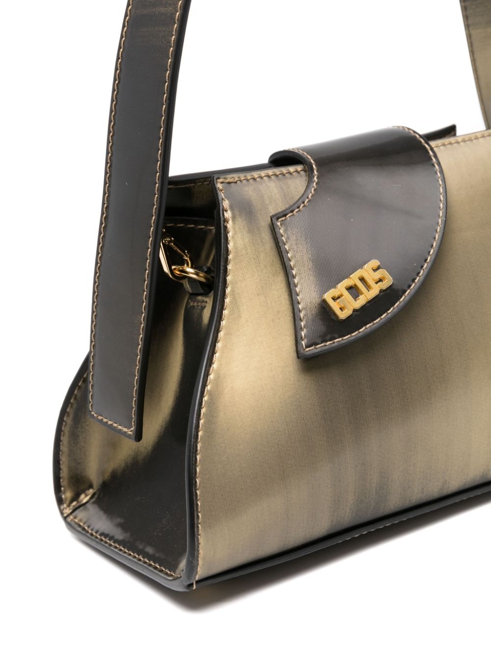 Comma logo-plaque shoulder bag - 6