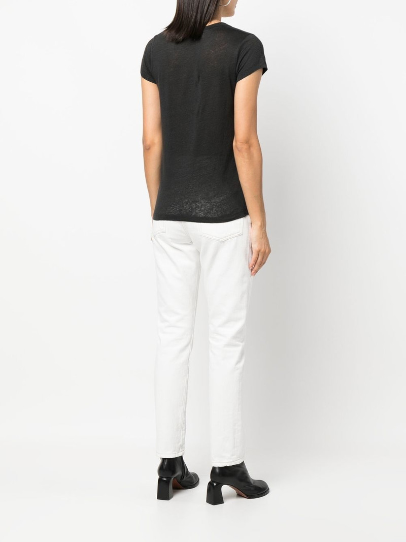 V-neck short-sleeve T-shirt 4