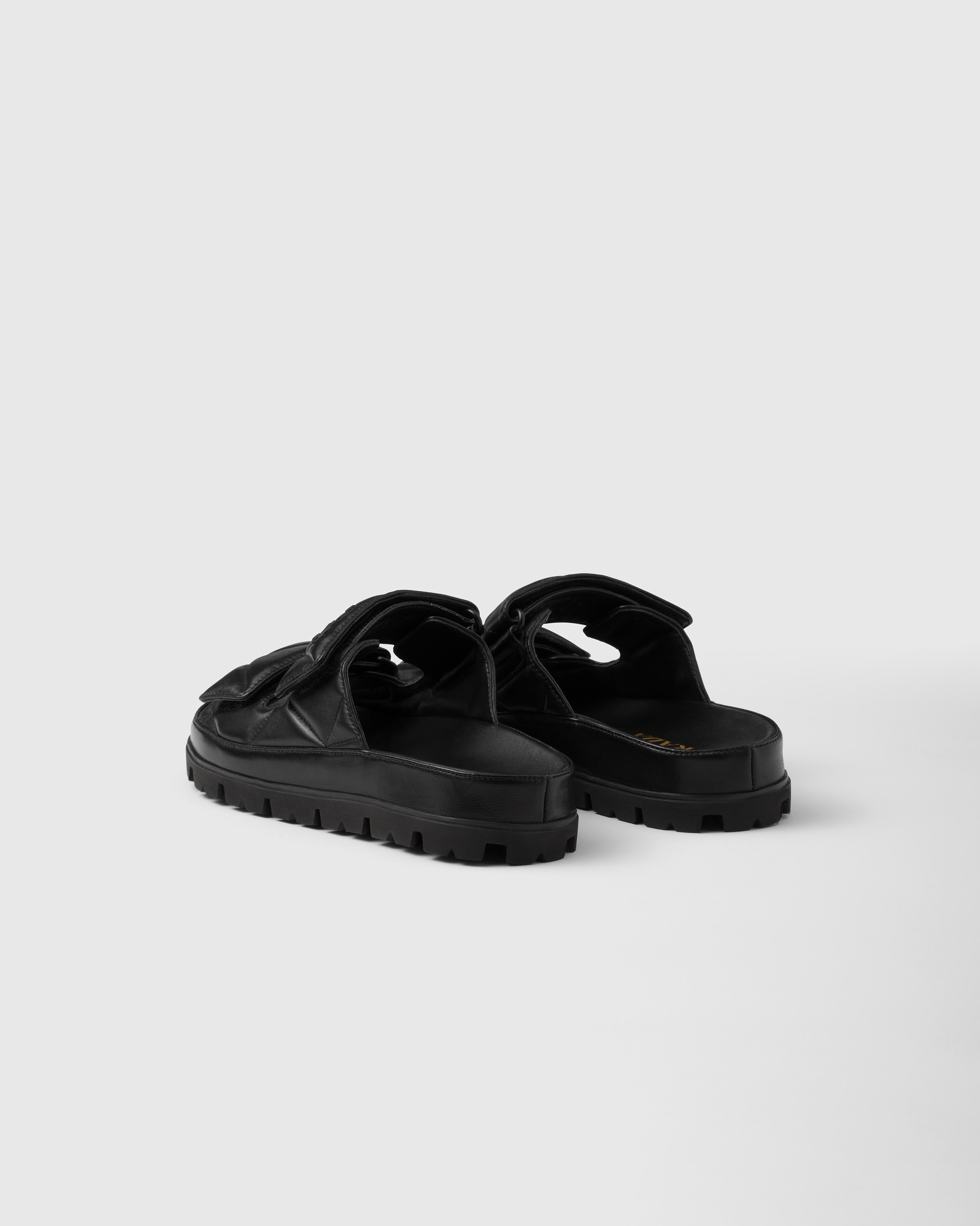 Prada Padded nappa leather sandals | REVERSIBLE