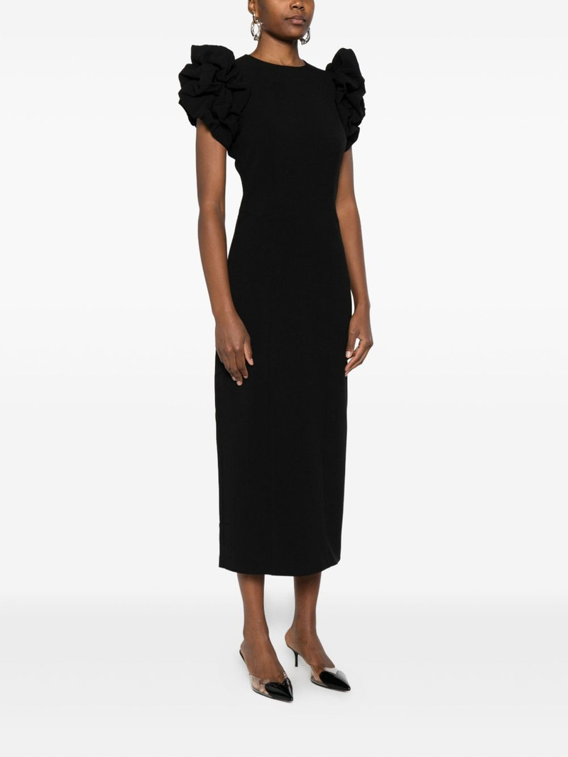 puff-sleeve midi dress 3