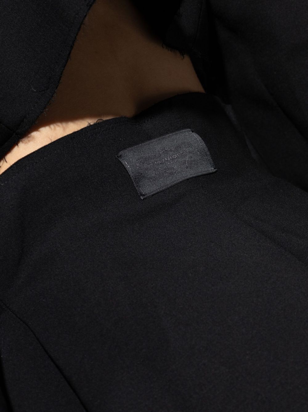 raw-cut mini skirt - 4