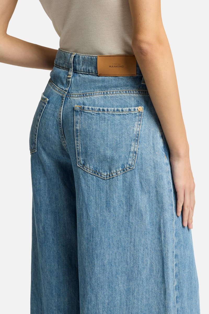 Indigo Linen Willow Palazzo Wide Leg in Arizona 7