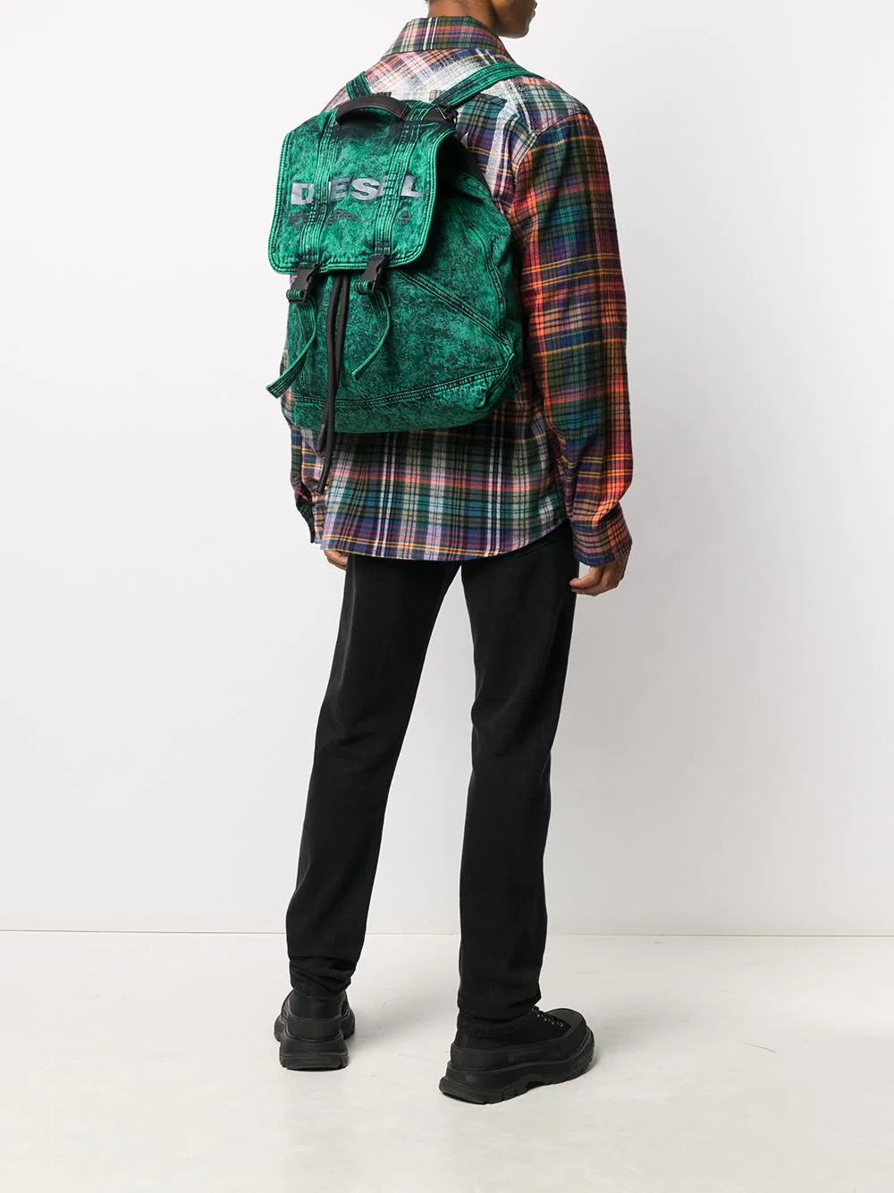 acid wash backpack - 2