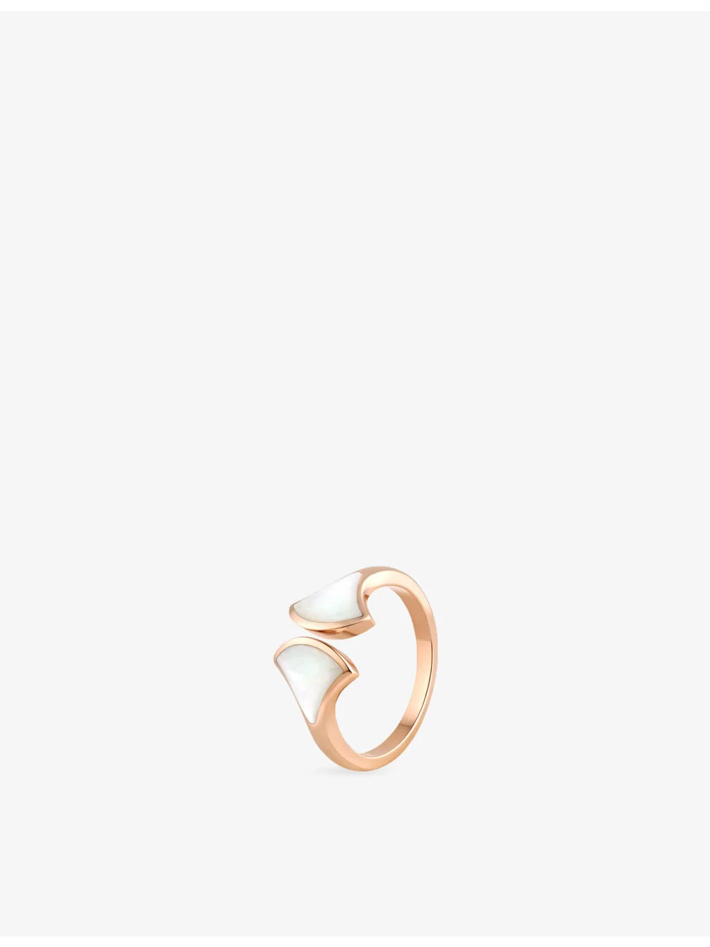 Divas' Dream 18ct Rose-Gold and Mother-of-Pearl Ring - 1