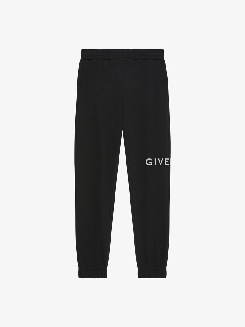 GIVENCHY ARCHETYPE SLIM FIT JOGGER PANTS IN FLEECE - 1