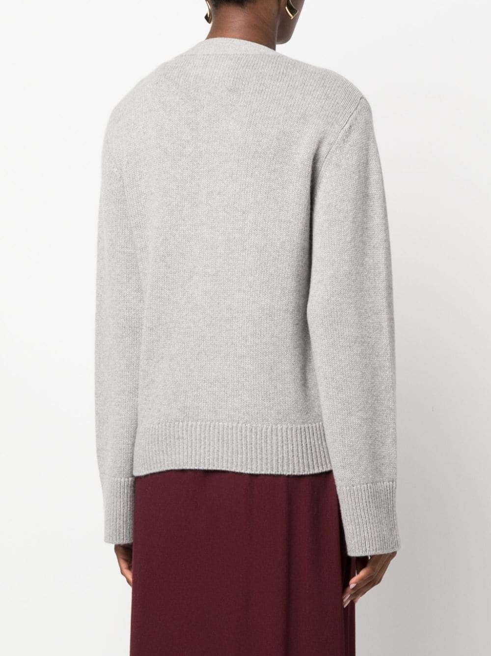 V-neck cashmere cardigan - 4