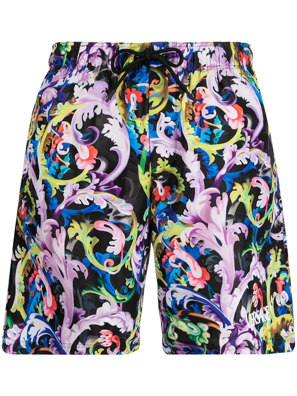 Baroccoflage-print logo-print swim shorts - 1