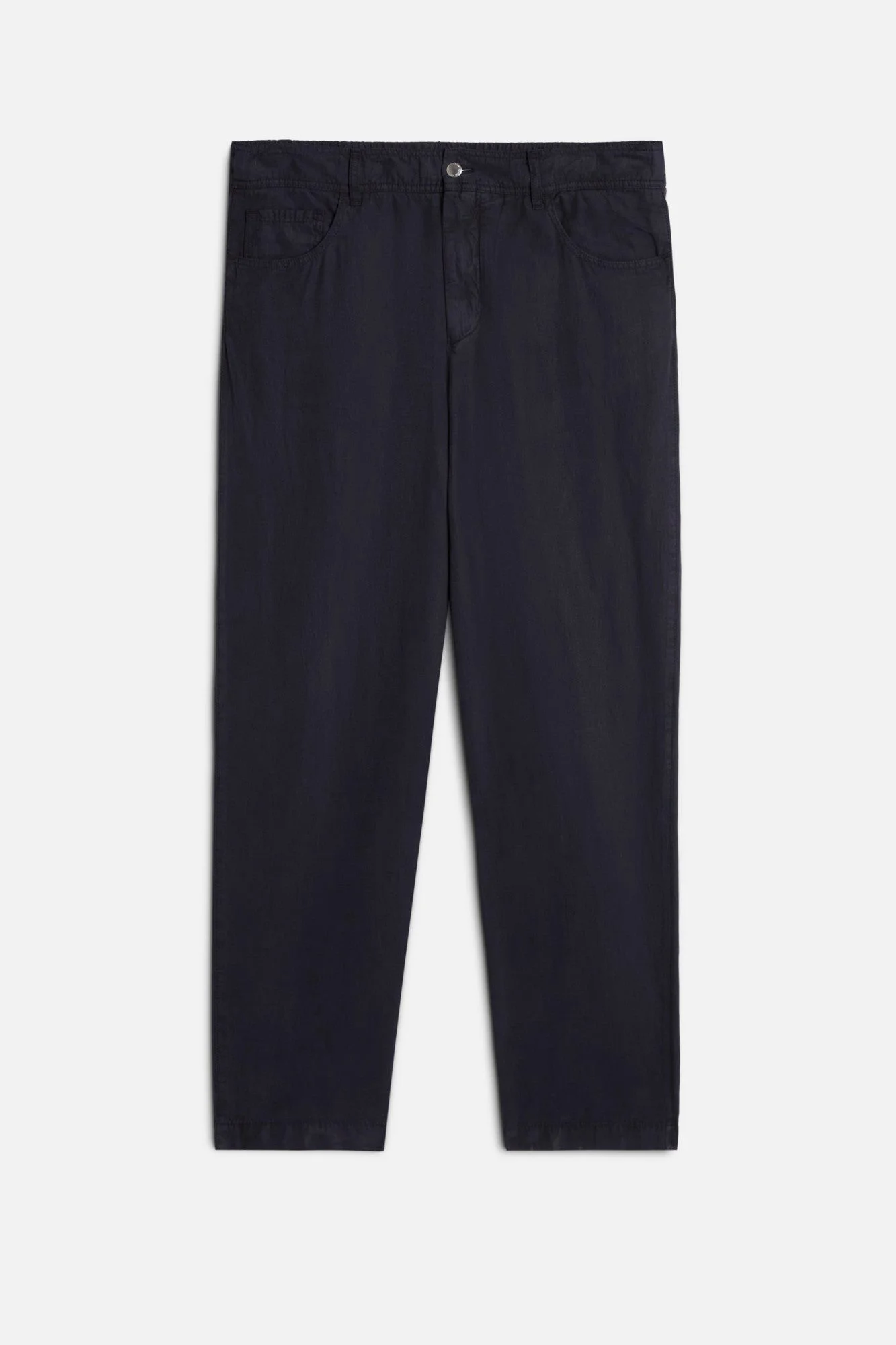 HYBRID JOGGER in Linen Blend Navy - 1