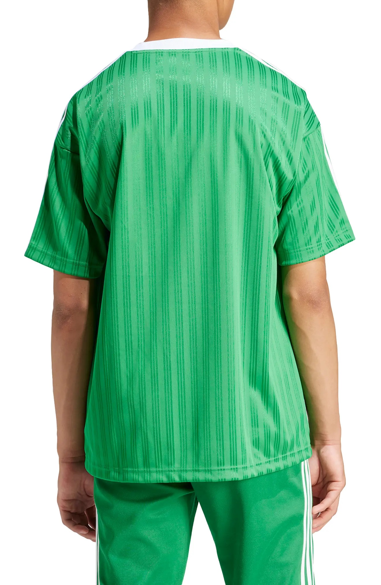 Adicolor Logo Graphic T-Shirt in Green/White - 2