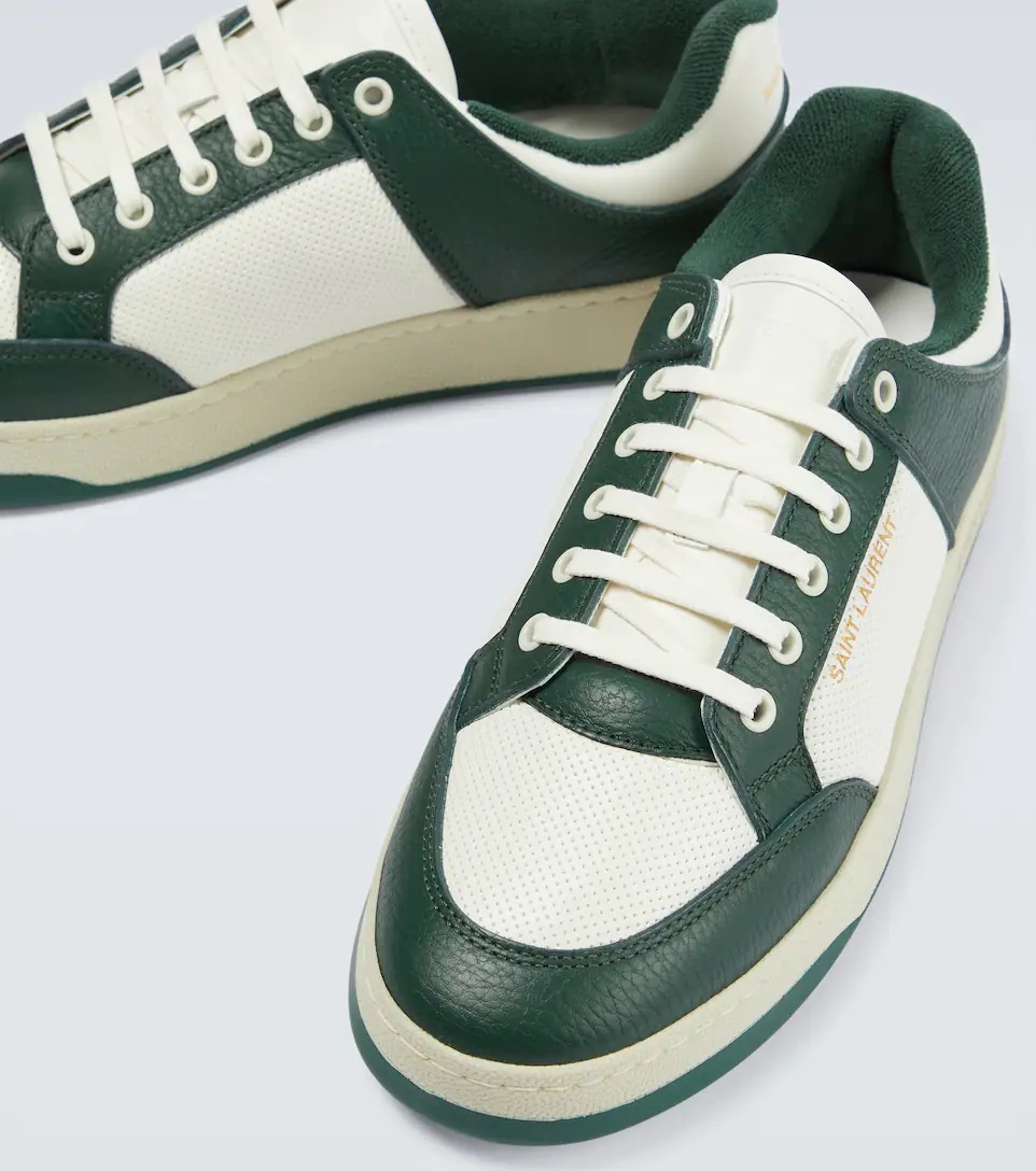 SL/61 leather low-top sneakers - 3