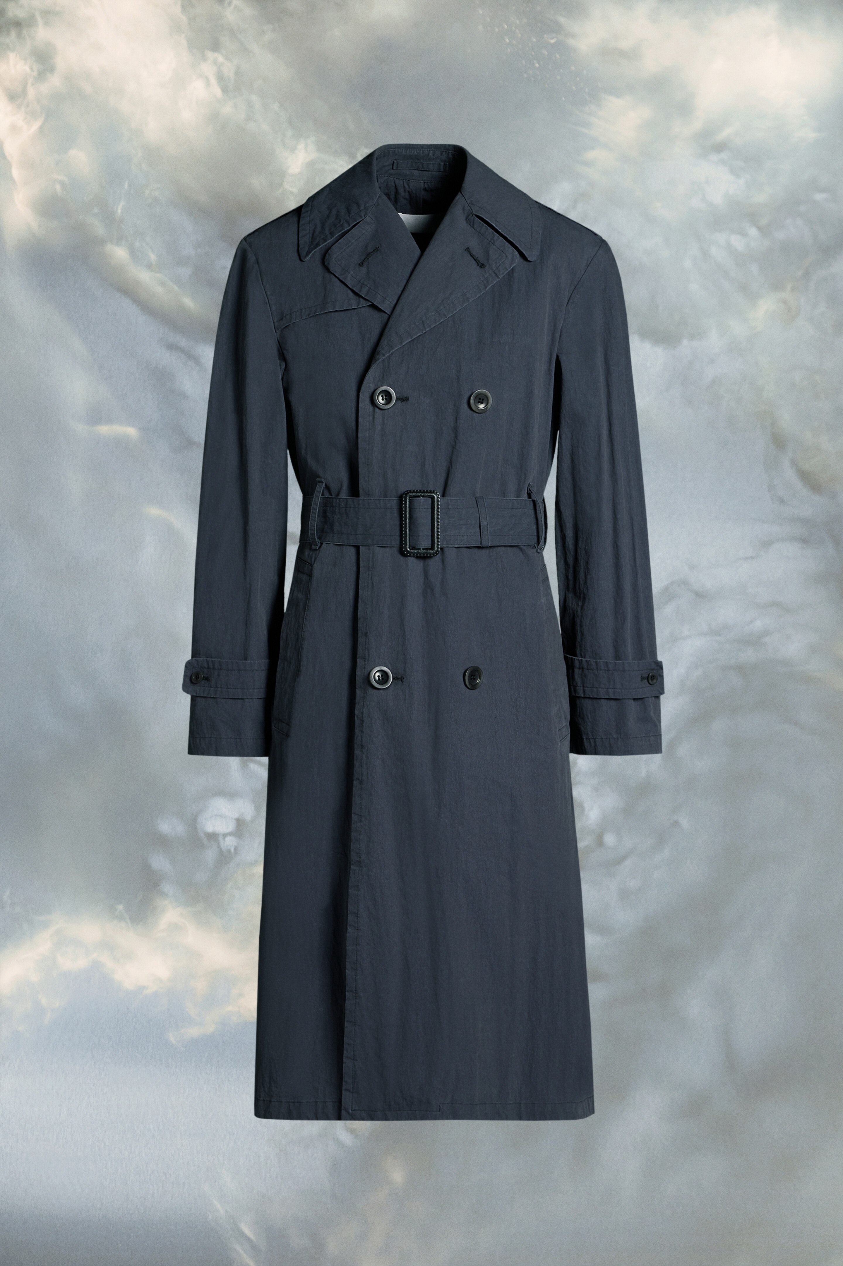 Double-breasted trench coat - 1