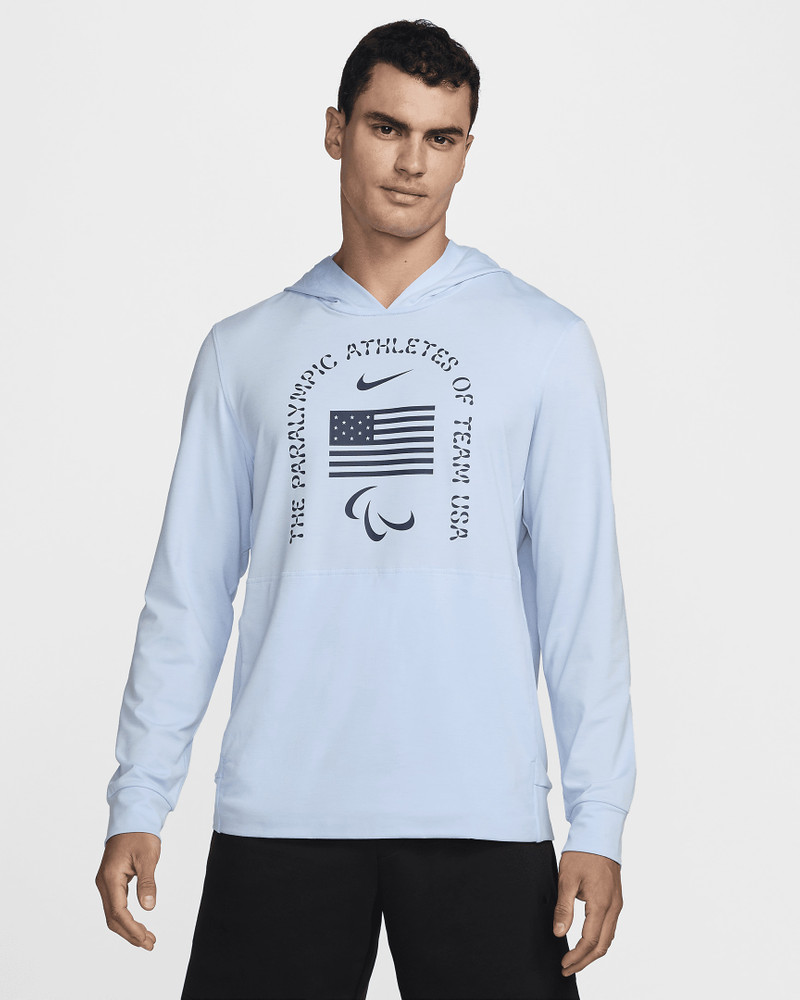 USA Restore Men's Nike Dri-FIT Yoga Lightweight Hoodie 1