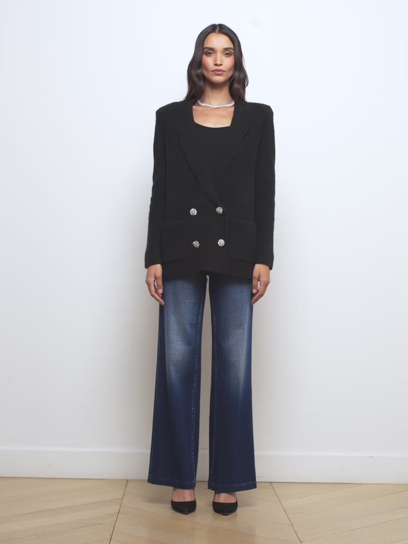 Eileen Knit Boyfriend Blazer - 7