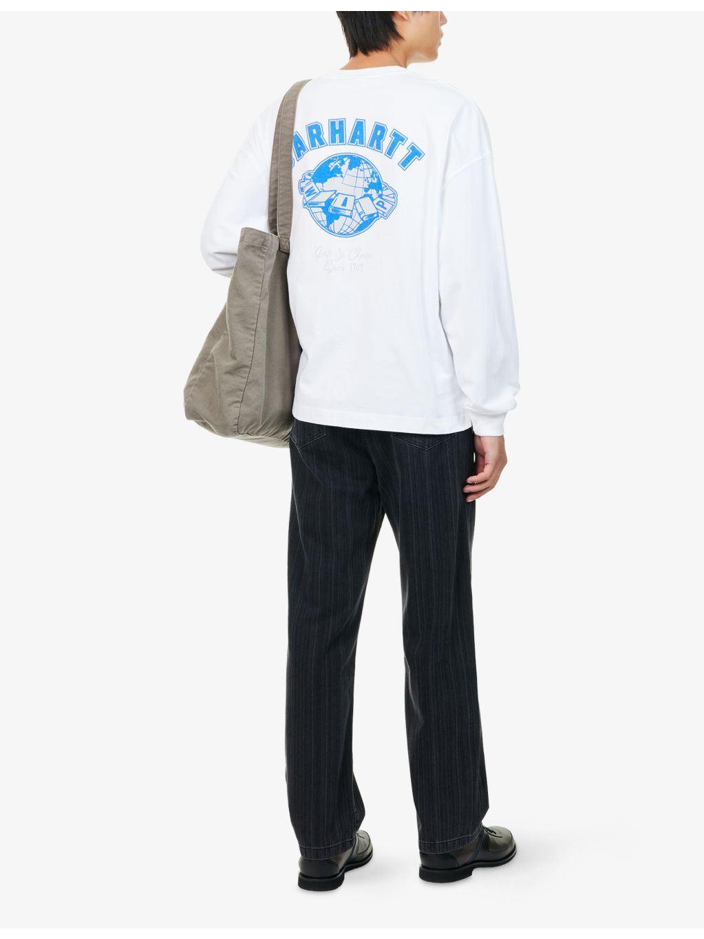 Embroidered-Logo Long-Sleeve Cotton Top - 2